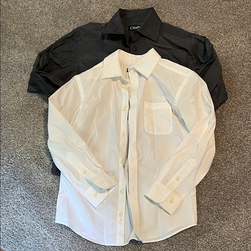 Bundle of two boys size small button-down shirts